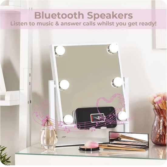 Stylpro Glam & Groove Hollywood Vanity Music Mirror
