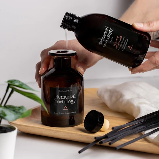 Elemental Herbology Zest Reed Diffuser 340ml - Refill