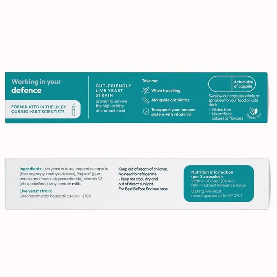 Bio-Kult S.Boulardii + D3 Capsules 30 Capsules