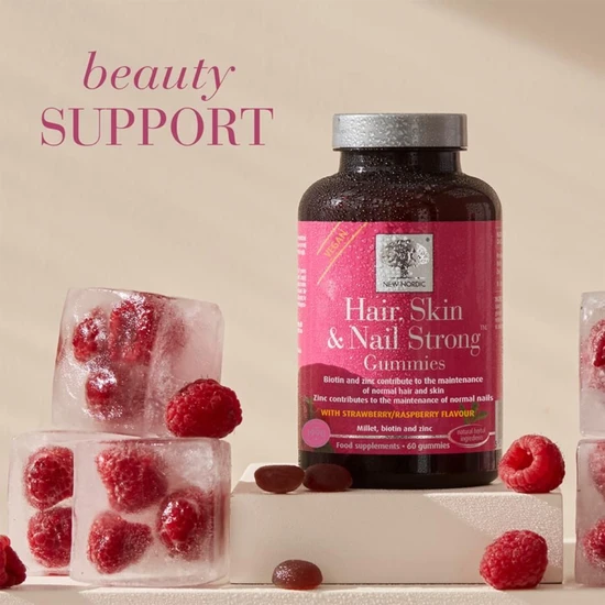 New Nordic Hair, Skin & Nail Strong Gummies 60 Gummies