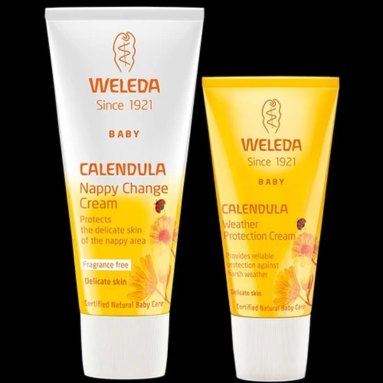 Weleda Calendula Nappy Change Cream & Weather Cream Duo