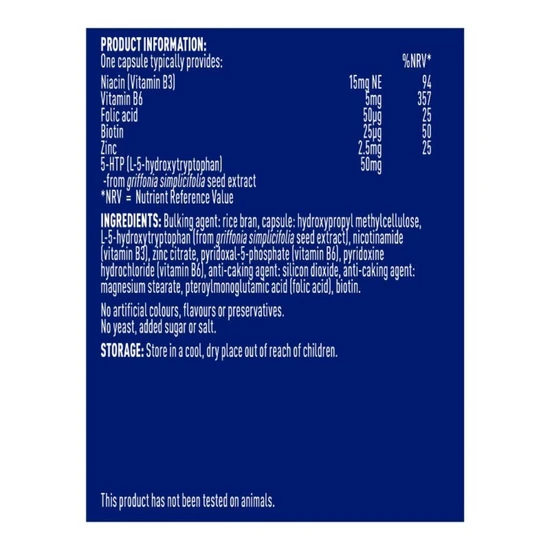 Higher Nature Serotone 5-HTP 50mg Vegetable Capsules 90 Capsules