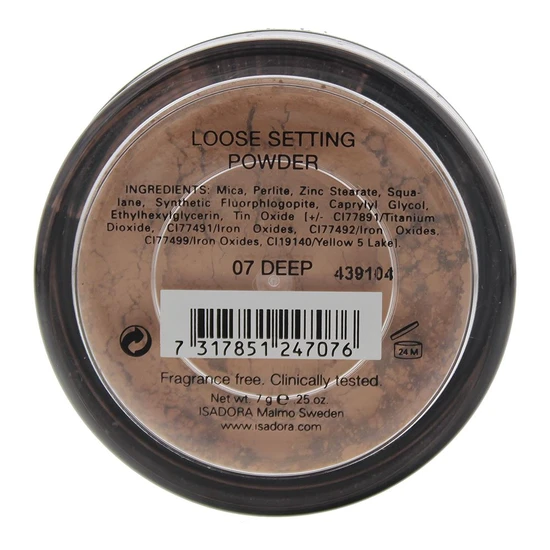 IsaDora Loose Setting Powder 07 Deep