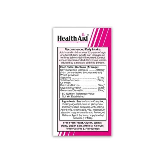 Health Aid Soya Isoflavone Complex 910mg 30 Tablets