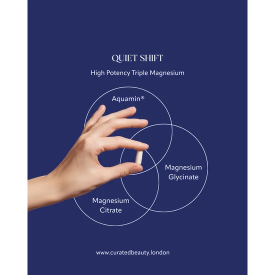 Curated Beauty London QUIET SHIFT 2 months supply