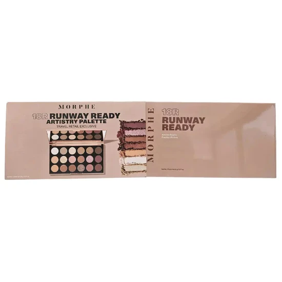 Morphe Runway Ready Artistry Palette 18r 19.5g