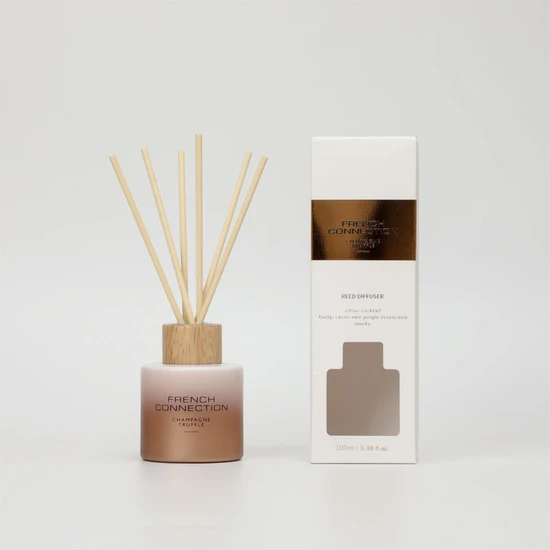 French Connection Metallic Collection Champagne Truffle Reed Diffuser 100ml