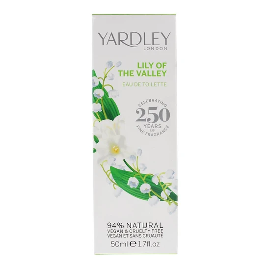 Yardley Lily Of The Valley Eau De Toilette 50ml