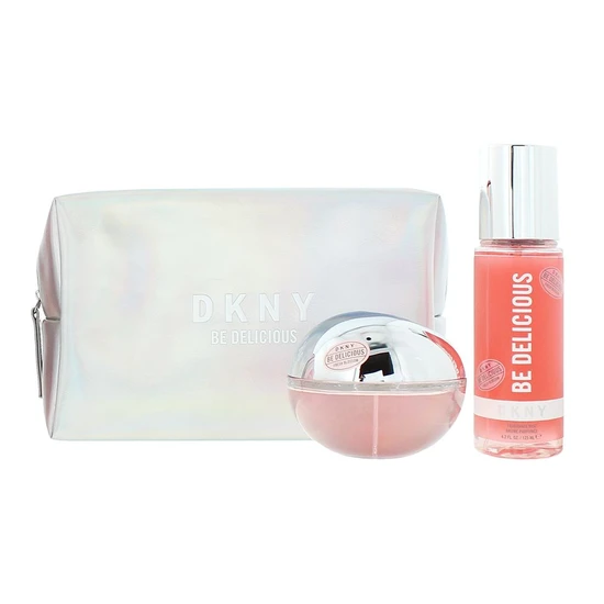 DKNY Fresh Blossom Eau De Parfum Gift Set 100ml, 125ml Body Mist & Pouch