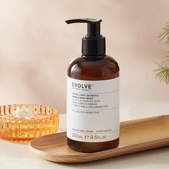 Evolve Beauty Joyful Light Aromatic Hand & Body Wash 250ml