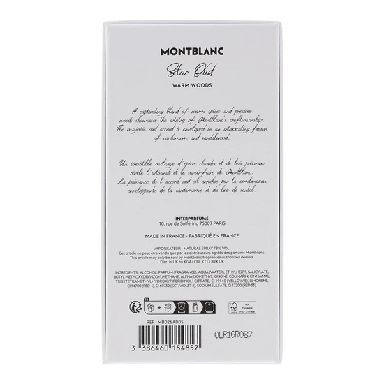 Montblanc Star Oud Eau De Parfum 125ml