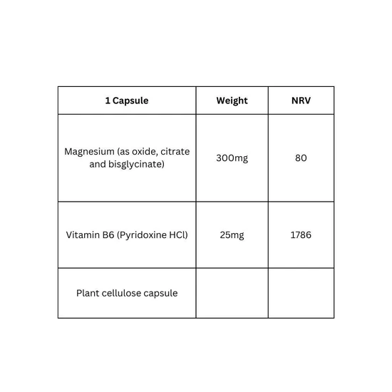Viridian High Potency Magnesium With B6 30 Capsules