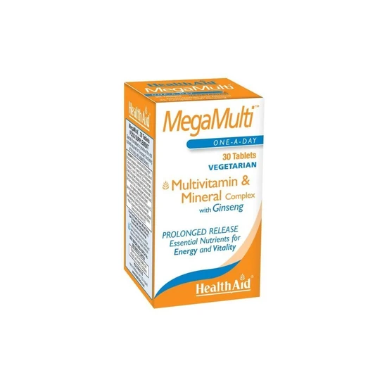 Health Aid Mega-Multi With Ginseng Tablets 30 Tablets