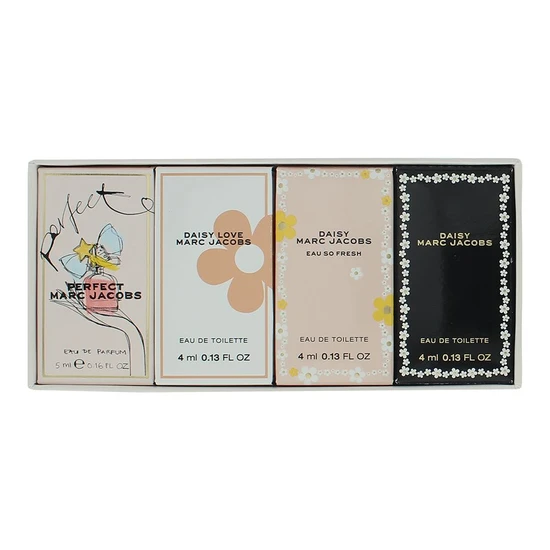 Marc Jacobs Miniatures Women's Fragrance Gift Set 4ml x 4