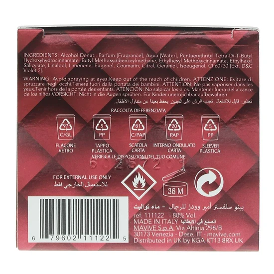 Pino Silvestre Amber Woods Eau De Toilette 125ml