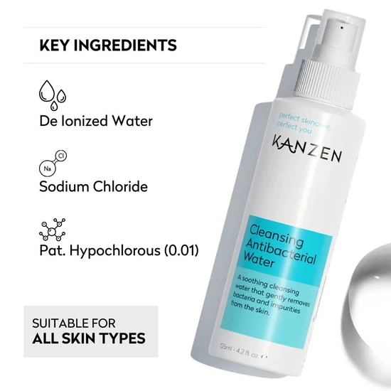 Kanzen Cleansing Antibacterial Water 125ml