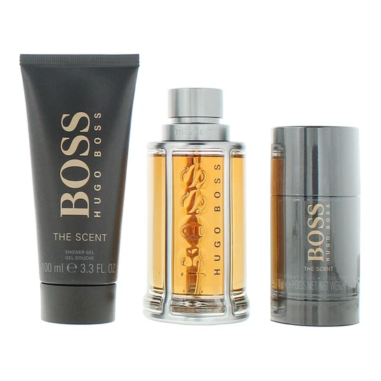 Hugo Boss The Scent Gift Set 100ml Eau De Toilette, 100ml Shower Gel & 75ml Deodorant Stick