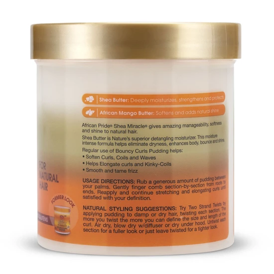 African Pride Shea Miracle Bouncy Curls Pudding 425g