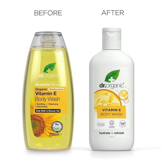 Dr. Organic Hydrate & Restore Vitamin E Body Wash 250ml