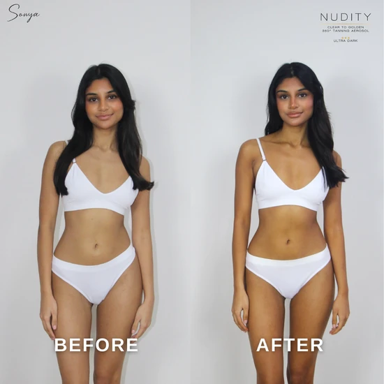 Rose & Caramel Nudity Clear & Golden Tanning Aerosol 150ml