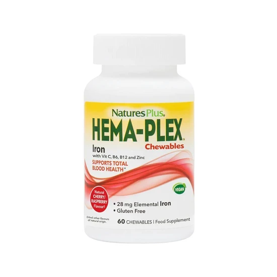 Nature's Plus Hema-plex Chewable Tablets 60 Tablets