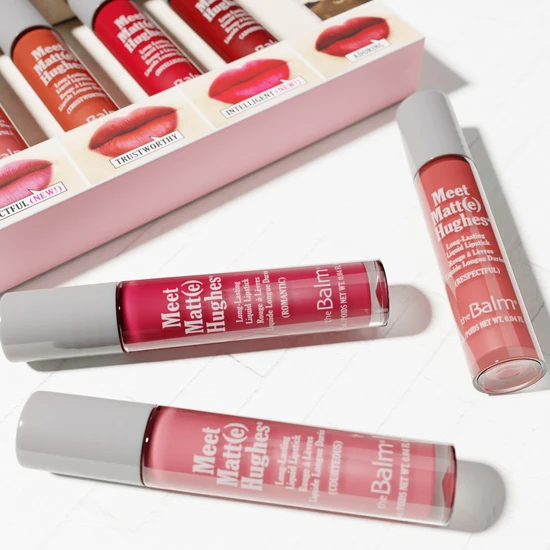 theBalm Meet Matt(e) Hughes Volume Set 6 x Mini Liquid Lipstick