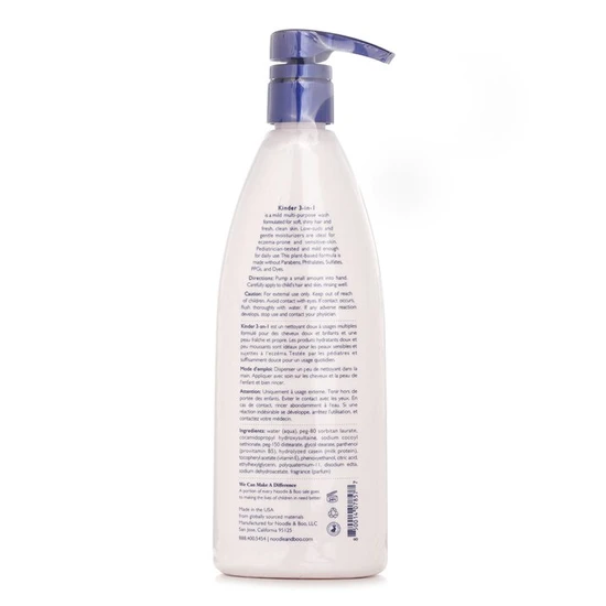 Noodle & Boo Kinder 3-in-1 Shampoo, Conditioner & Body Wash For Baby 473ml