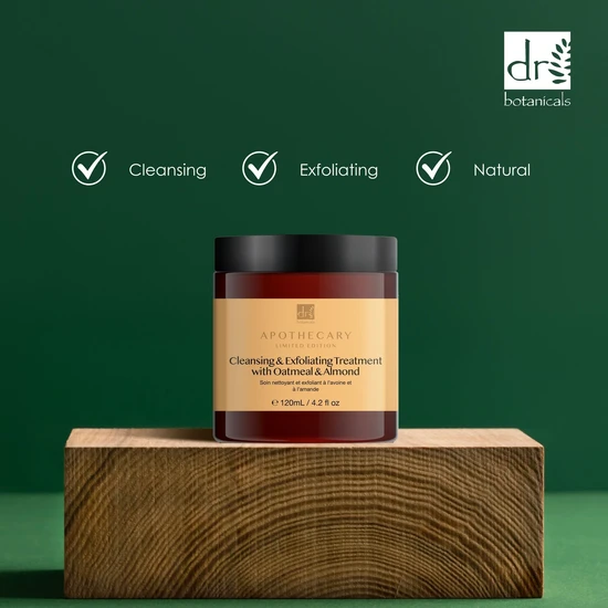Dr Botanicals Cleansing & Exfoliating Treatment With Oatmeal & Almond 120ml
