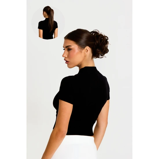 LullaBellz Premium Messy Bun Hair Up Scrunchie BROWNS WARM BRUNETTE