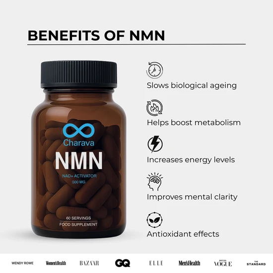 Charava UK NMN 500mg 60 Days