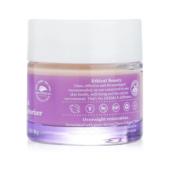 Derma E Skin Restore Advanced Peptides & Flora Collagen Night Moisturiser 56g
