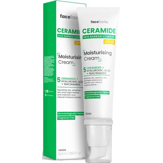 Face Facts 5 Ceramide SPF 30 Face Moisturising Cream 50ml