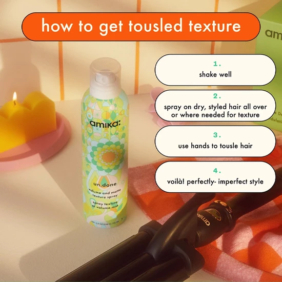 Amika Undone Volume & Matte Texture Spray 192ml