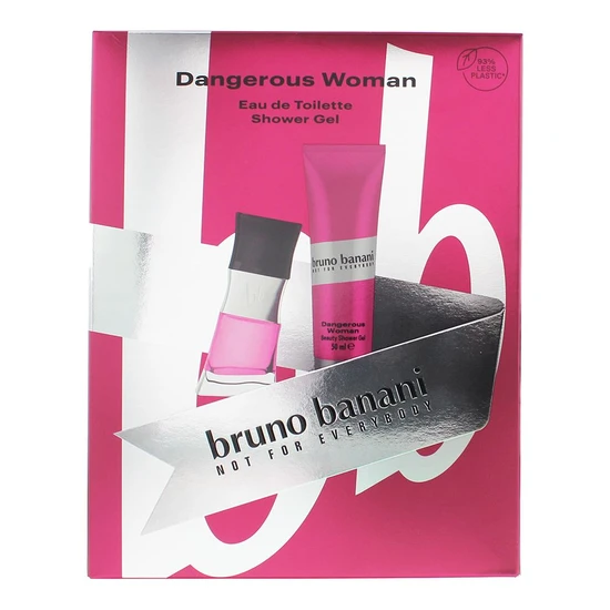 Bruno Banani Dangerous Woman Gift Set 30ml Eau De Toilette + 50ml Shower Gel