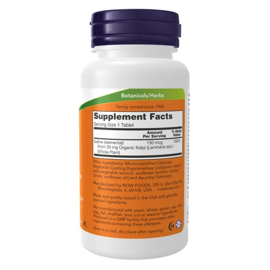 NOW Foods Kelp 150mcg 200 Tablets