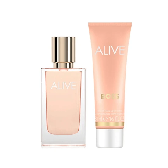 Hugo Boss BOSS Alive Eau De Parfum Gift Set 30ml Eau De Parfum + 50ml Body Lotion