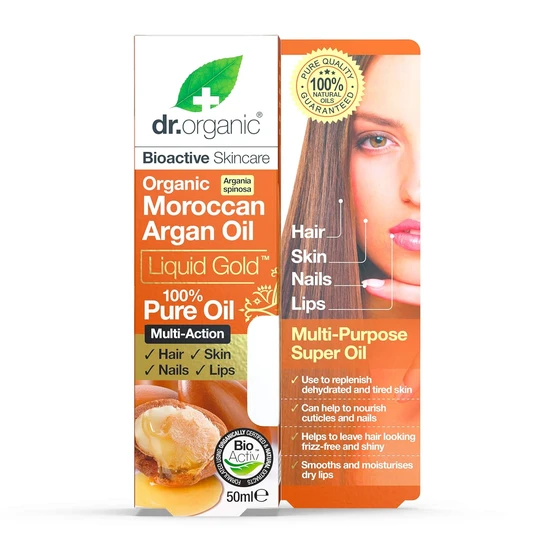 Dr. Organic Bioactive Skin Care Organic Moroccan Argan Multi Purpose Pure Oil 50ml