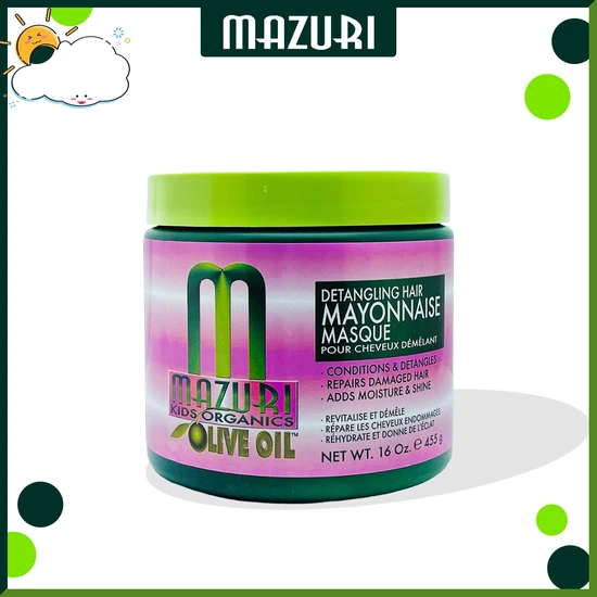 Mazuri Kids Olive Oil Detangling Hair Mayonnaise Masque 455 g