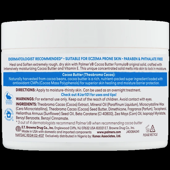 Palmer's Cocoa Butter Original Solid Formula Cream 270g