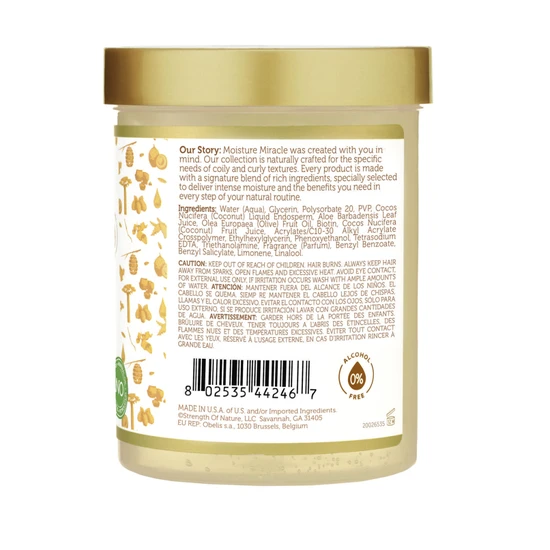 African Pride Moisture Miracle Aloe & Coconut Water Curl Defining Gel 510g