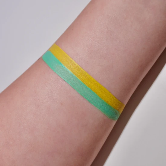 Glisten Cosmetics Beach Turquoise & Yellow Split Liner Eyeliner Small - 3g