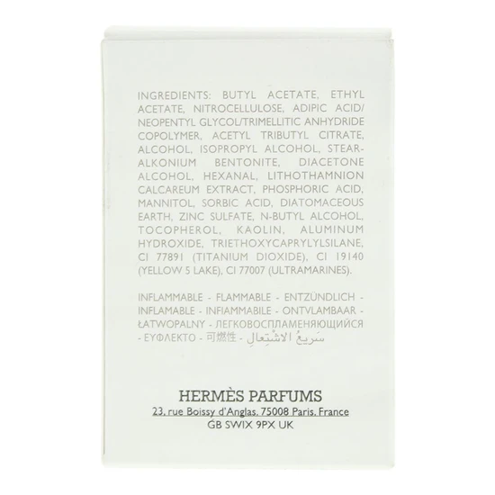 Hermès Nail Enamel Nail Polish 62 Bleu Electrique
