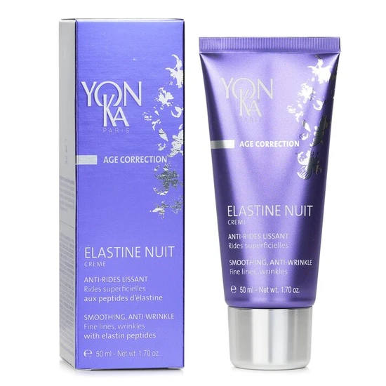Yonka Age Correction Elastine Nuit Creme With Elastin Peptides Smoothing, Anti-Wrinkle 50ml