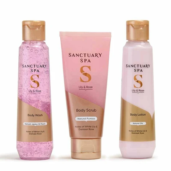 Sanctuary Spa Lily & Rose Trio Bodycare Gift Set