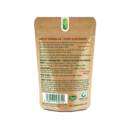 Together Health Vitamin K2 Vegicaps 30 Vegicaps