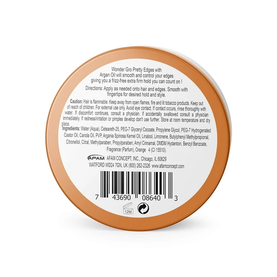 Wonder Gro Argan Oil Pretty Edges Extra Hold 68 g