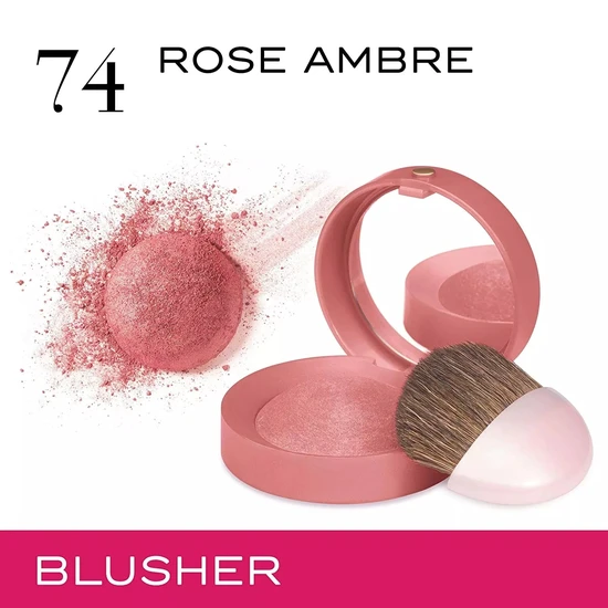 Bourjois Little Round Pot Blusher 74 Rose Amber