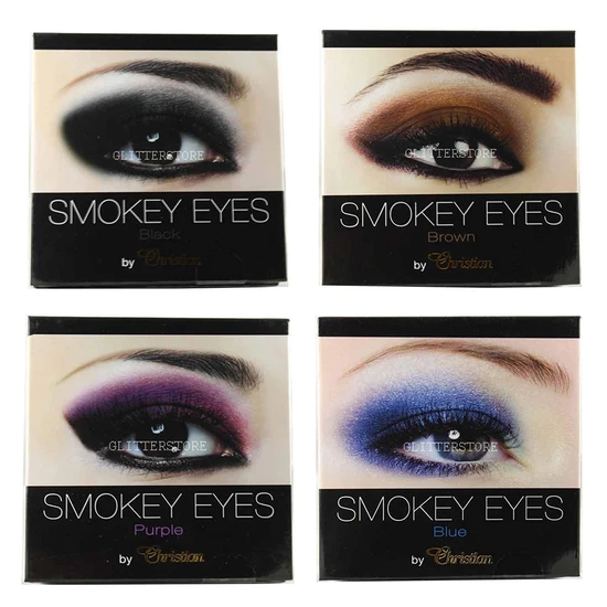 Christian Faye Smokey Eye 6 Colour Palette Black