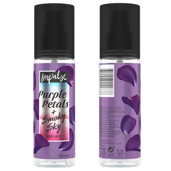 Impulse Purple Petals & Smoky Sky Body Mist 150ml