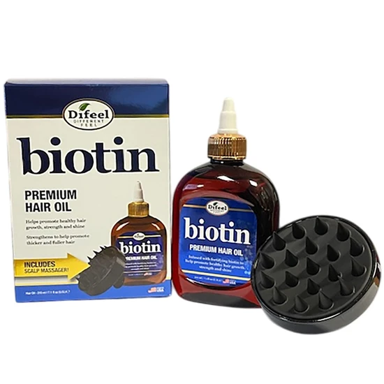 Difeel Biotin Premium Hair Oil With Scalp Massager